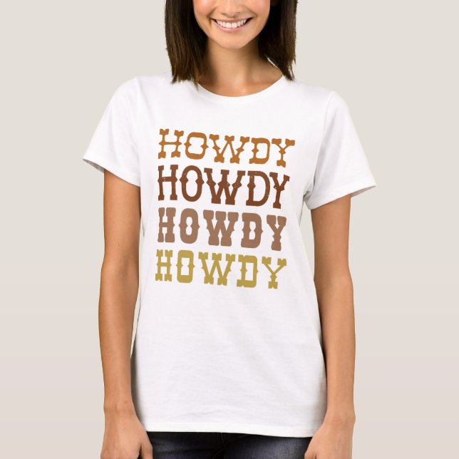 Camiseta Howdy (Frente)