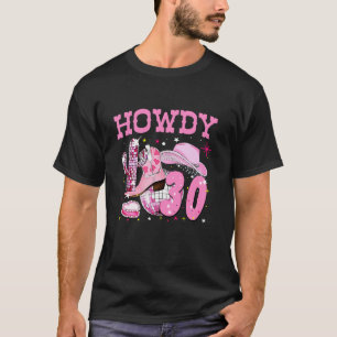 Camiseta Howdy 30 anos aniversário de 30 anos Western G