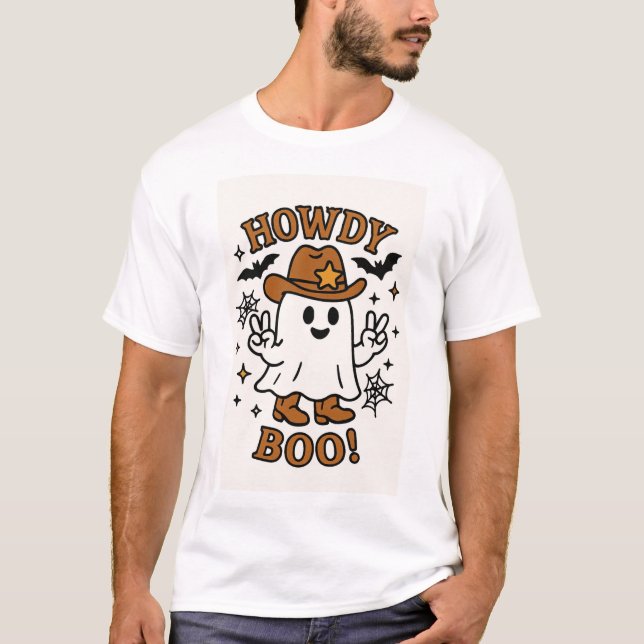 Camiseta Howdy Boo (Frente)
