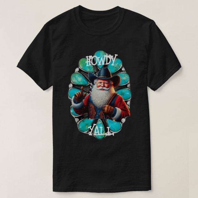 Camiseta Howdy Christmas (Frente do Design)