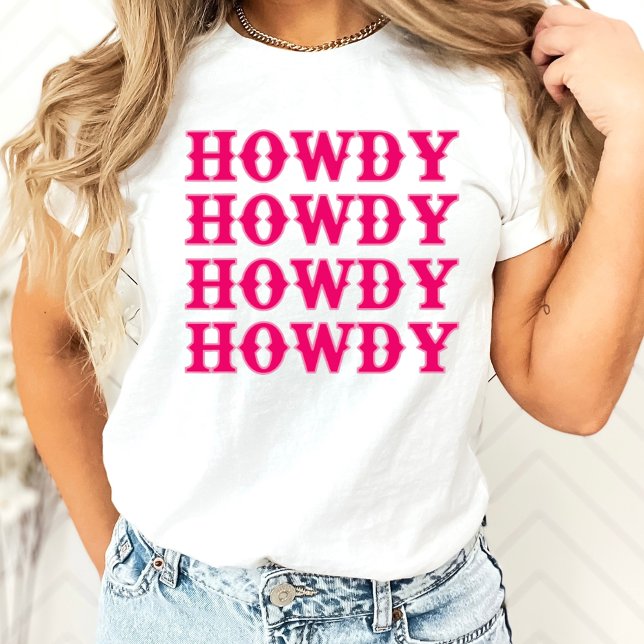 Camiseta Howdy Cowgirl Disco Última Bachelorette Rodeo (Criador carregado)