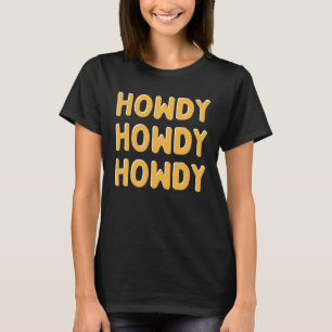 Camiseta Howdy Cowgirl Retro Vintage Country Oeste Cowgir