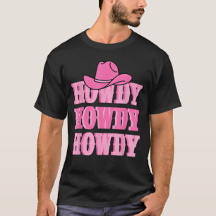 Camiseta Howdy Cowgirl Retro Vintage Country Oeste Yeehaw