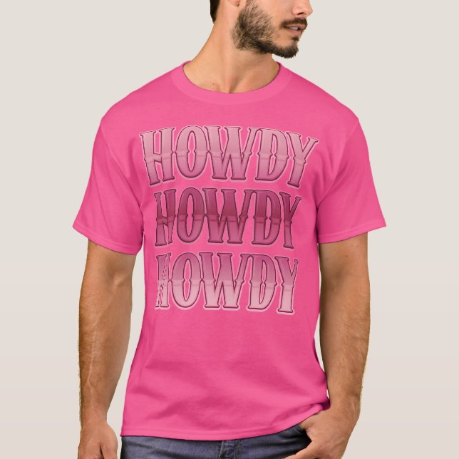 Camiseta Howdy Cowgirl Western Country Rodeo Southern For W (Frente)