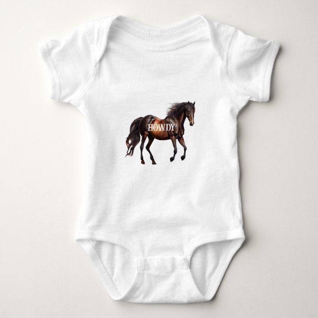 Camiseta Howdy Horse (Frente)
