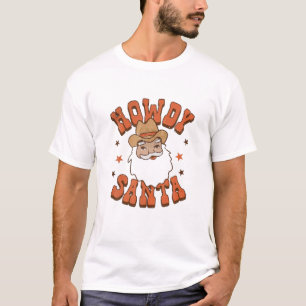 Camiseta Howdy Papais noeis Howdy Cowboy Western Country Na