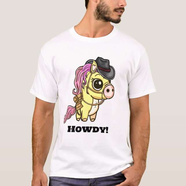 Camiseta Howdy Partner Pony (Frente)
