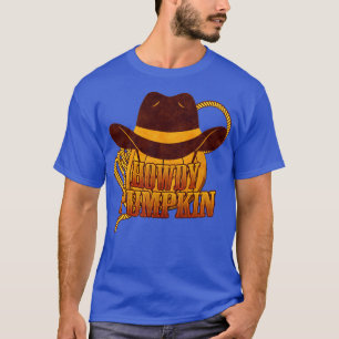 Camiseta Howdy Pumpkin Cowboy Bohemian Western Halloween