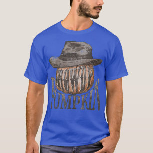 Camiseta Howdy Pumpkin vintage ocidental Halloween Pumpkin