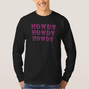 Camiseta Howdy Rodeo Western Retro Vintage País Sul