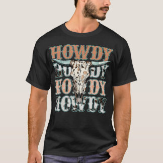 Camiseta Howdy Southern Western Girl Country Rodeo Cowgirl