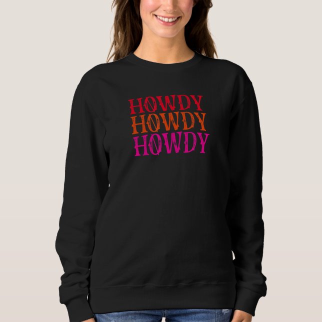 Camiseta Howdy Space Cowgirl (Frente)