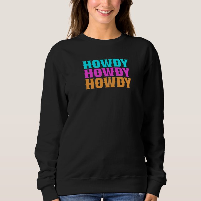 Camiseta Howdy Space Cowgirl (Frente)