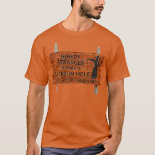 Camiseta HOWDY STRANGER ASSINAR JACKSON HOLE TSirt