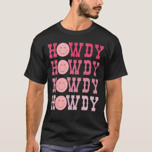 Camiseta Howdy Vintage Rodeo País Ocidental Cowgi Sul
