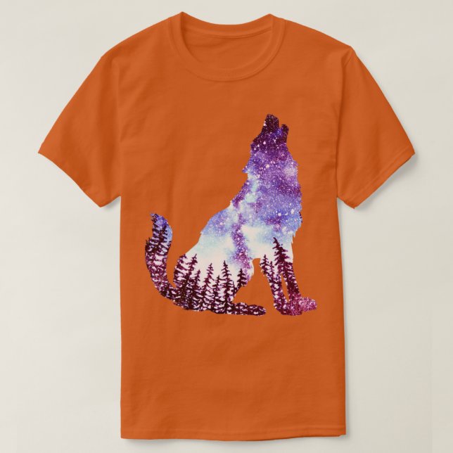 Camiseta Howf Night Sky Forest (Frente do Design)