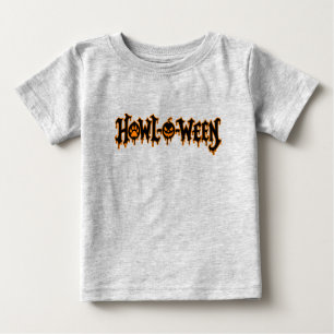 Camiseta Howl-O-Ween Halloween Cachorro Fofo Abóbora Infant