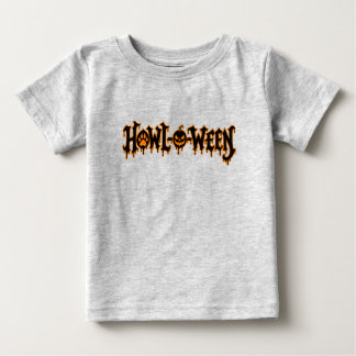 Camiseta Howl-O-Ween Halloween Cachorro Fofo Abóbora Infant