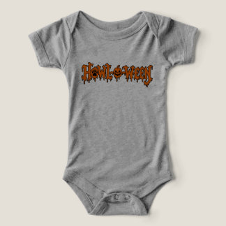 Camiseta Howl-O-Ween Halloween Fofa Pata de Cachorro Abóbor