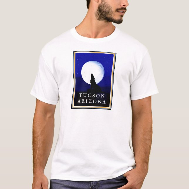 Camiseta Howlin Coyote - Tucson Arizona (Frente)