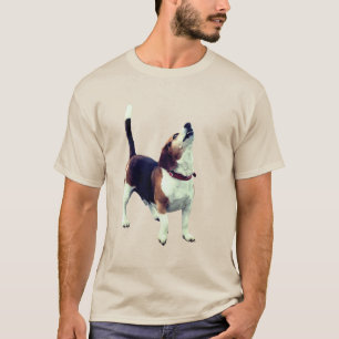 Camiseta Howling Beagle Cute Dog