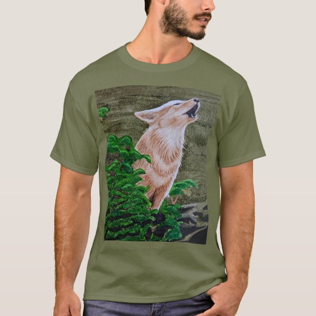 Camiseta Howling Coyote   (Frente)