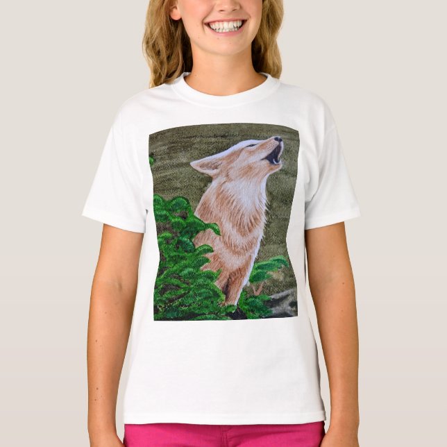 Camiseta Howling Coyote (Frente)