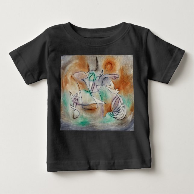 Camiseta Howling Dog por Paul Klee (Frente)