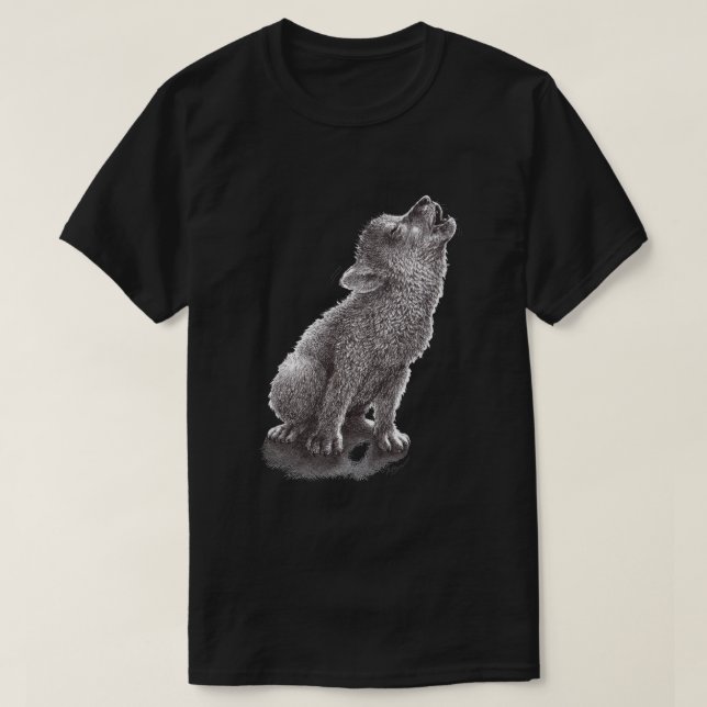 Camiseta Howling Wolf (Frente do Design)