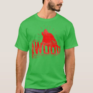 Camiseta Howling Wolf Awooo Halloween