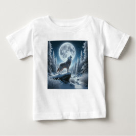 Camiseta Howling Wolf In Winter