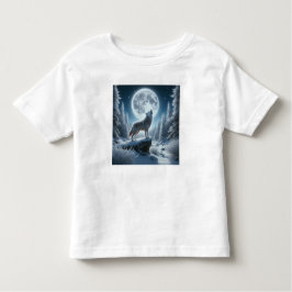 Camiseta Howling Wolf In Winter
