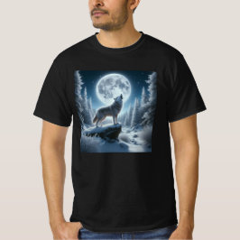 Camiseta Howling Wolf In Winter
