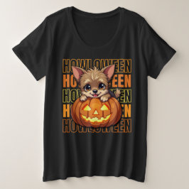 Camiseta HOWLOWEEN - Yorkie abre Halloween