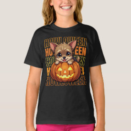 Camiseta HOWLOWEEN - Yorkie abre Halloween