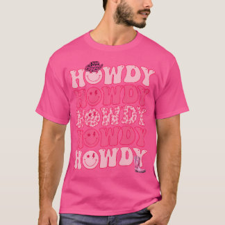 Camiseta Howy Western Girl Rodeo Pink Cowgirl Groo