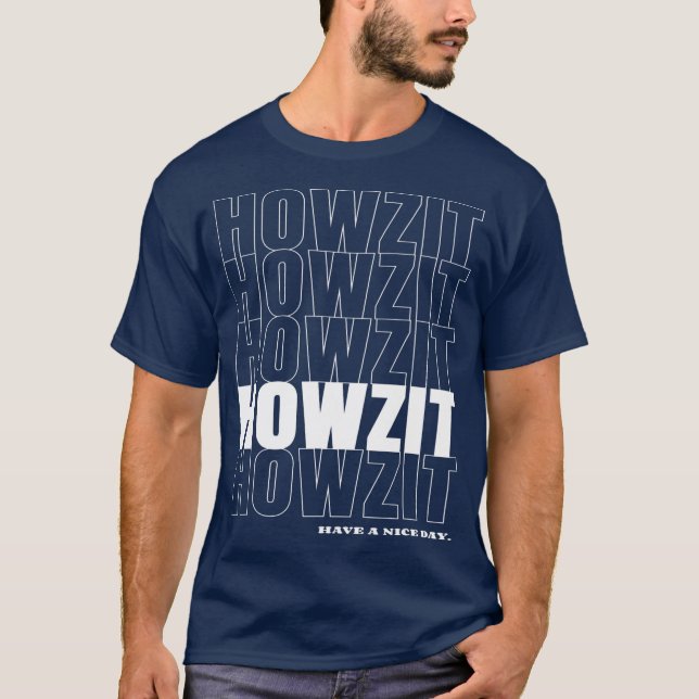 Camiseta Howzit Hawaii Pidgin Hawaiian Slang T (Frente)