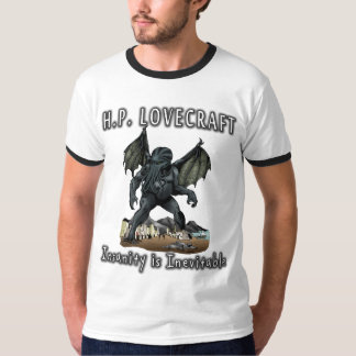 Camiseta HP Lovecraft -- A demência é inevitável