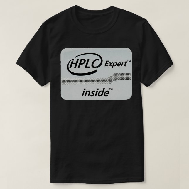 Camiseta HPLC Expert dentro 2 (Frente do Design)