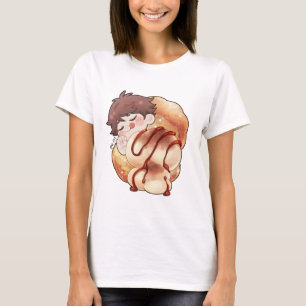 Camiseta [HQ x Café da Manhã] Oikawa - Cream Bun