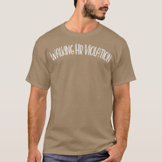 Camiseta Hr de Caminhada Violação ofensiva humor adulto eng