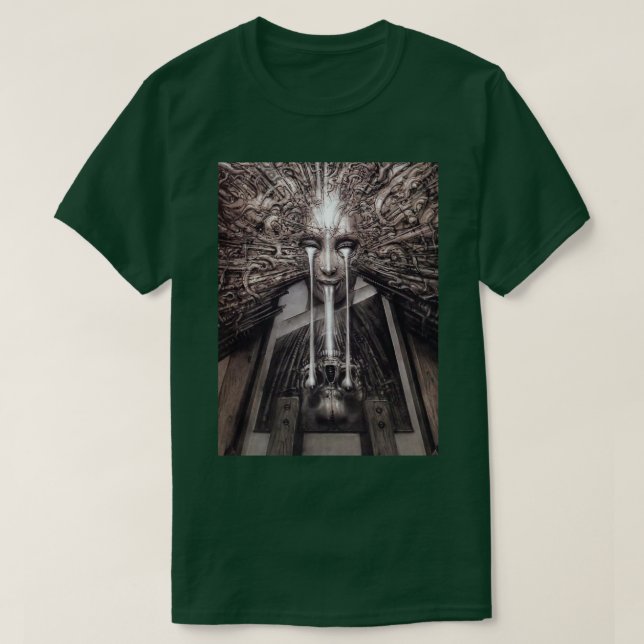Camiseta HR Giger Art Steampunk  (Frente do Design)