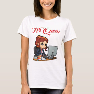 Camiseta HR Queen Cute Human Resources Women
