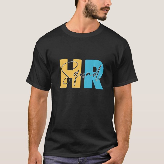 Camiseta Hr Squad Resources Department Human Resource Times (Frente)