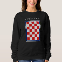 Hrvatska Checker Azul Fronteira