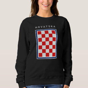 Camiseta Hrvatska Checker Azul Fronteira