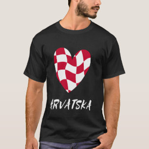 Camiseta Hrvatska Croácia Orgulha Orgulho do Bandeira Croat