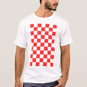 Camiseta Hrvatska Croácia Praças Vermelhas