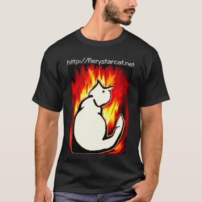 Camiseta http://fierystarcat.net (Frente)