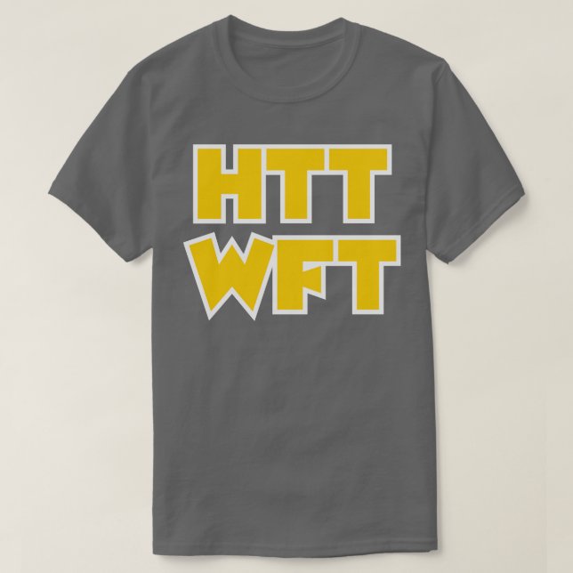 Camiseta HTTWFT Burgundy (Frente do Design)
